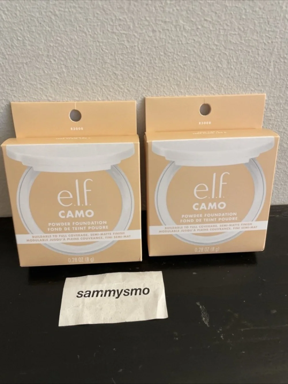 Elf e.l.f Camo Powder Foundation Fair 150 C Semi Matte Finish, x2 Discontinued
